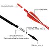 Image 2 : NEW POINTDO 30" CARBON ARROW SET OF 12