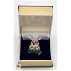 Image 1 : VINTAGE AUSTRIAN CRYSTAL BUNNY FIGURINE