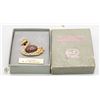 Image 1 : VINTAGE BC RHODONITE BROOCH IN ORIGINAL BOX