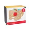 Image 1 : NEW PETIT COLLAGE WOODEN 5-IN-1 ELEPHANT MUSIC TOY