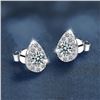 Image 3 : 1 CT GRA CERTIFIED WATERDROP STYLE ROUND BRILLIANT