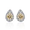 Image 1 : 1 CT GRA CERTIFIED WATERDROP STYLE ROUND BRILLIANT