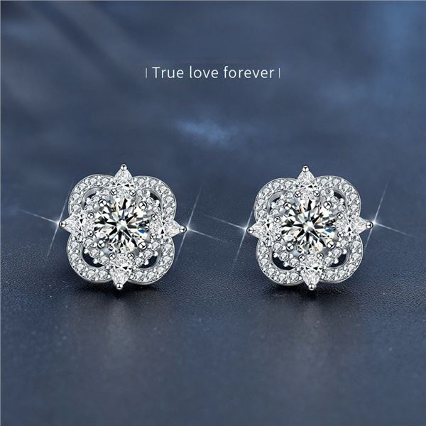 1 CT GRA CERTIFIED CLOVER STYLE ROUND BRILLIANT