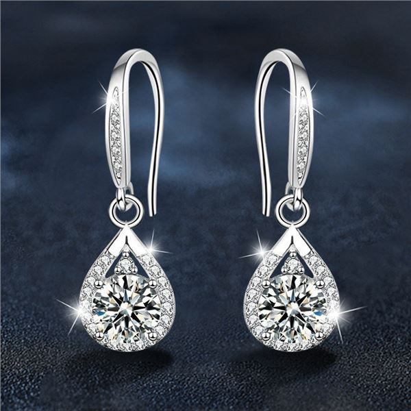 1 CT GRA CERTIFIED WATERDROP STYLE ROUND BRILLIANT