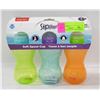 Image 1 : NEW 3 X 10OZ SIPSTERS SOFT SPOUT CUP