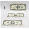 Image 1 : 3 CONSECUTIVE $2 NOTED G43611778-779-780