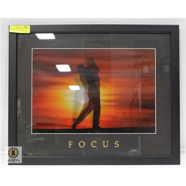 IMAGES IN MOTION FRAMED GOLF PICTURE 18" X 22"