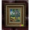 Image 1 : FRAMED ORIGINAL ESTATE OIL PAINTING 16" X 18"