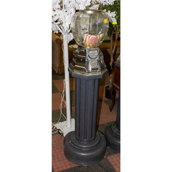 VEN MAX 25 CENT GUMBALL MACHINE - NO LOCK