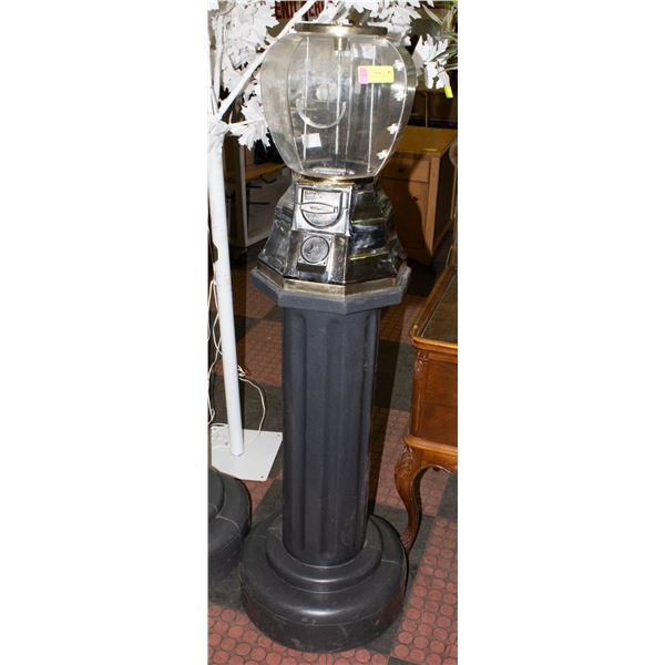 VEN MAX 25 CENT GUMBALL MACHINE - NO LOCK