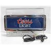Image 1 : COORS LIGHT LIGHTED SIGN WORKS 11 INCHES X 16 INCHES