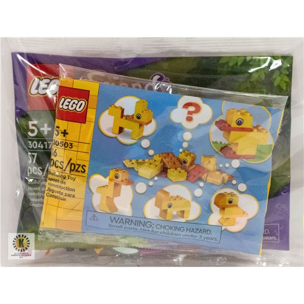 LEGO 30317 FLOWER/BUTTERFLY, 30503 ANIMALS NIB