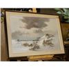 Image 1 : PAINTING STORMY SHORE BY W. WILSON