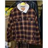 Image 1 : LEVI STRAUSS & CO. BROWN PLAID SHEEPSKIN