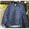 Image 1 : DARK BLUE LADIES JACKET WITH HOOD - SIZE M