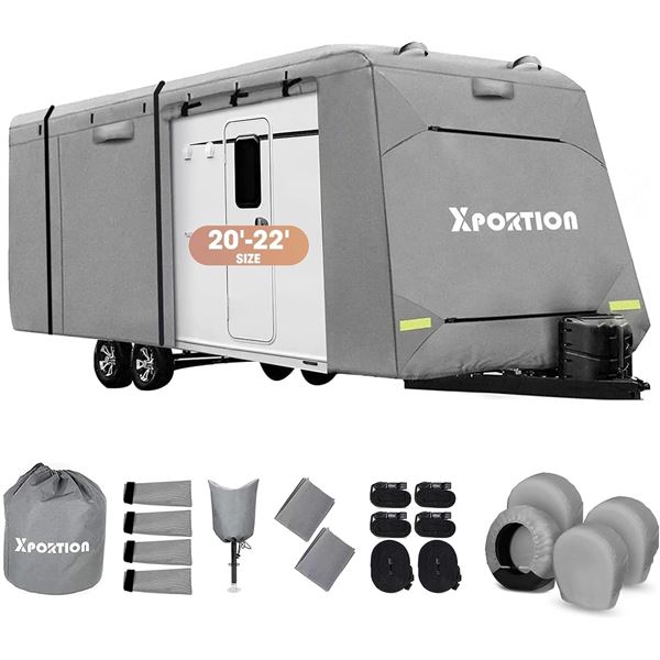 NEW XPORTION CAMPER COVE RV COVER - FITS 20-22FT