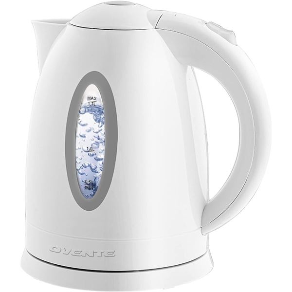 BRAND NEW 1.7L OVENTE ELECTRIC KETTLE WHITE