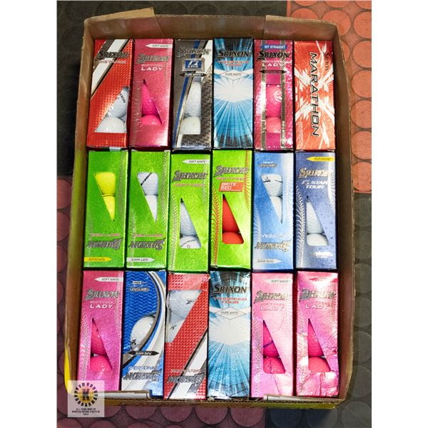FLAT SRIXON RECLAIMED GOLF BALLS