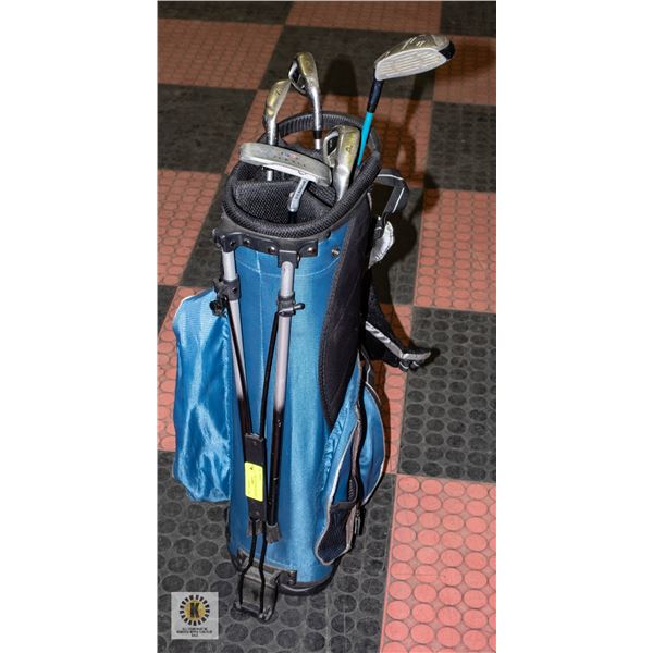 KIDS GOLF BAG & CLUBS