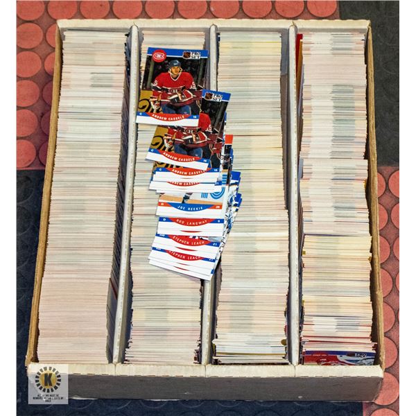 BOX OF ASSORTED COLLECTORS CARDS UNSORTED