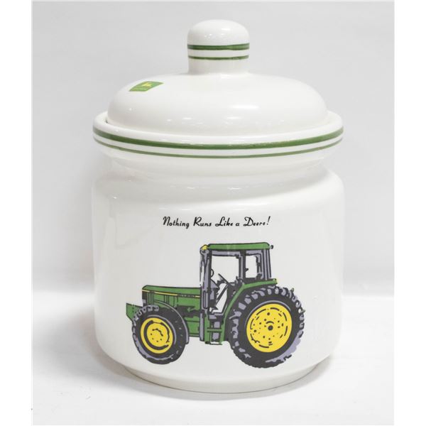JOHN DEERE CANISTER COOKIE JAR