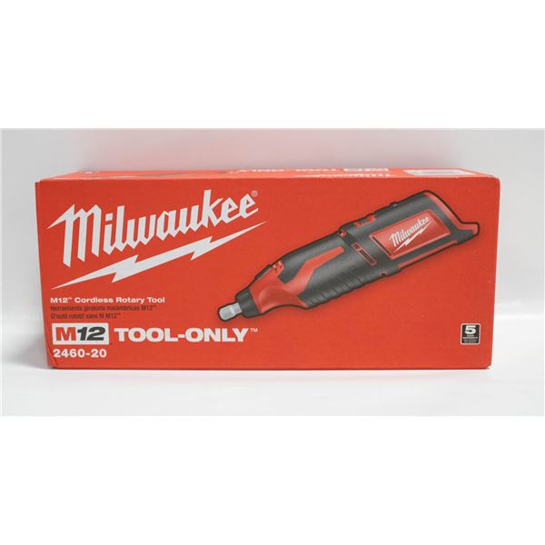 NEW MILWAUKEE M12 BRUSHLESS ROTARY/GRINDER