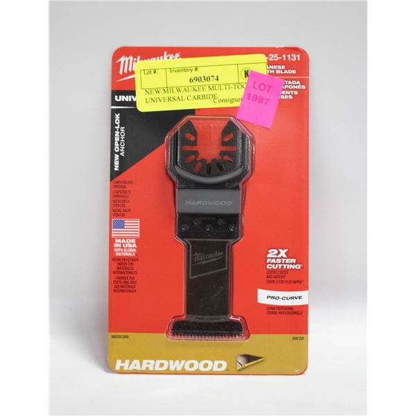 NEW MILWAUKEE MULTI-TOOL UNIVERSAL CARBIDE