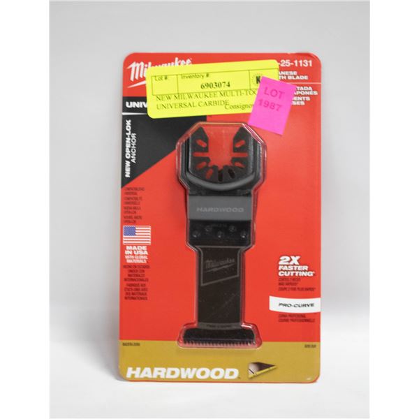 NEW MILWAUKEE MULTI-TOOL UNIVERSAL CARBIDE