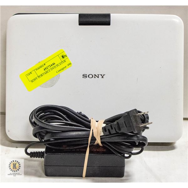 SONY PORTABLE DVD PLAYER