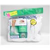 Image 1 : ANKLE SOCKS WHITE 6-12 SIZE 6-PACK FRUIT OF