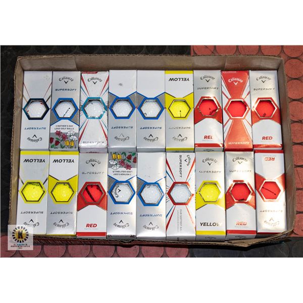 FLAT CALLAWAY RECLAIMED GOLF BALLS