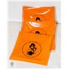 Image 1 : 4 VINTAGE PLAYBOY ORANGE SQUARE GLASS ASHTRAYS