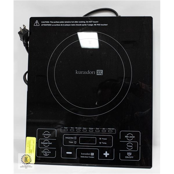 KURAIDORI PORTABLE INDUCTION COOKTOP