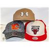 Image 1 : LOT 3 COLLECTORS BASEBALL HATS