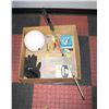 Image 1 : BOX OF FISHING TACKLE AND FISHING GEAR INCL.