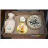 Image 1 : ESTATE HANDMADE VASE, PLATE, JUG +
