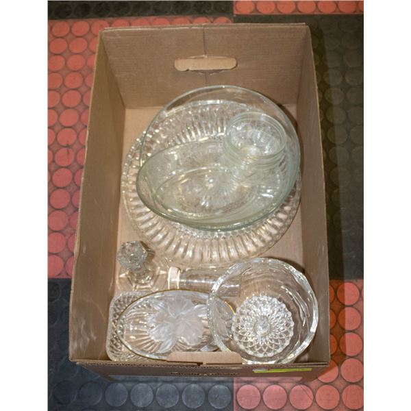 ESTATE CRYSTAL/GLASS SERVING WARE