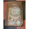 Image 1 : ESTATE CRYSTAL/GLASS SERVING WARE