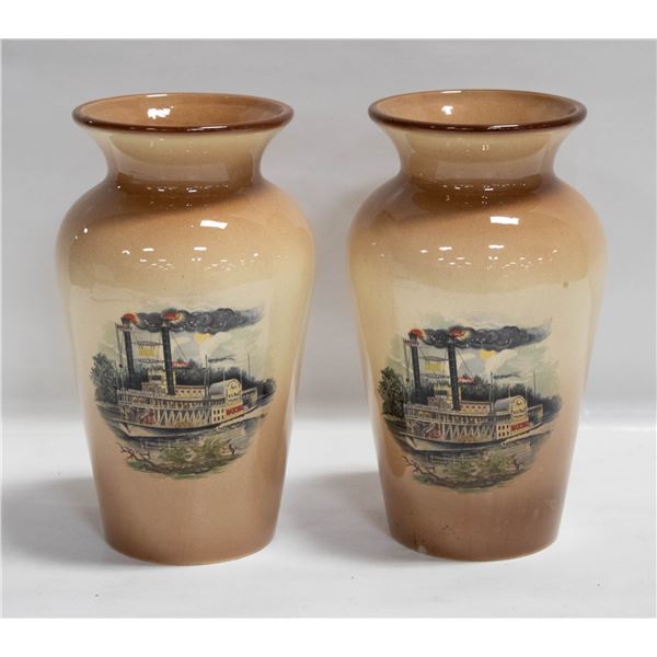 PAIR OF VINTAGE MADE IN HOLLAND VASES