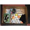 Image 1 : BOX OF GOLF ACCESSORIES INCL. BAG OF 39 GOLF