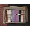 Image 1 : CASE OF 24 NEW BIRTHDAY CAKE CANDLES & HOLDERS