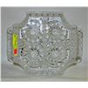 Image 1 : ESTATE CRYSTAL PINWHEEL DIVIDED SERVING DISH