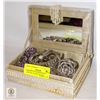 Image 1 : DRAGON FLY & RHINESTONE JEWELRY IN JEWELRY BOX