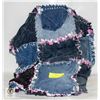 Image 1 : VINTAGE JEAN PATCHWORK QUILT-ESTATE