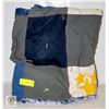 Image 1 : VINTAGE JEAN PATCHWORK QUILT-ESTATE