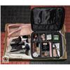 Image 1 : BOX WITH A COLLECTION OF MAKEUP BRUSHES,