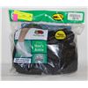 Image 1 : BLACK ANKLE SOCKS 12-16 SIZE 6-PACK FRUIT OF