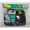 Image 1 : BLACK ANKLE SOCKS 12-16 SIZE 6-PACK FRUIT OF