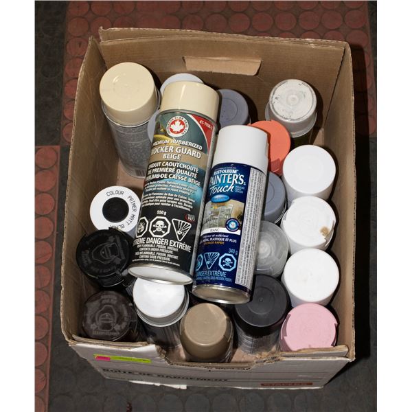 LARGE LOT OF SPRAY PAINT