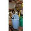 Image 1 : MISC. GARDEN TOOLS WITH BIN